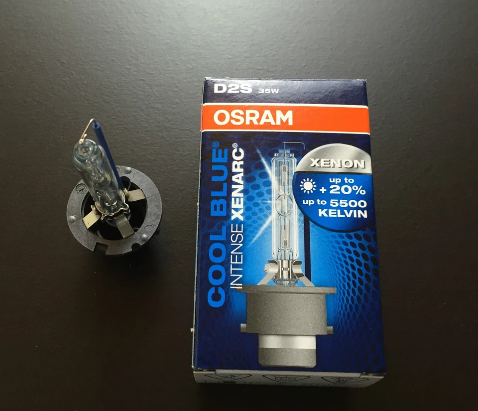 Osram Cool Blue Intense Xenarc D2S 66240CBI 66240 CBI 35W P32D-2 Xenon Lamp - Image 2 of 4