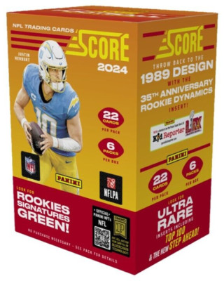 2024 Panini Score Rookies and more (Christian McCaffrey, Micah Parsons...)