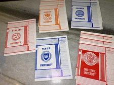 Rare Vintage Book Cover Covers Columbia Harvard Yale Princeton Ohio University !