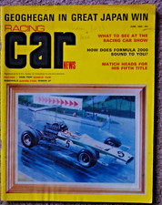 Racing Car News 1969 Jun Monaco Spanish Japan GP Alan Moffatt Lynx NY Auto Show