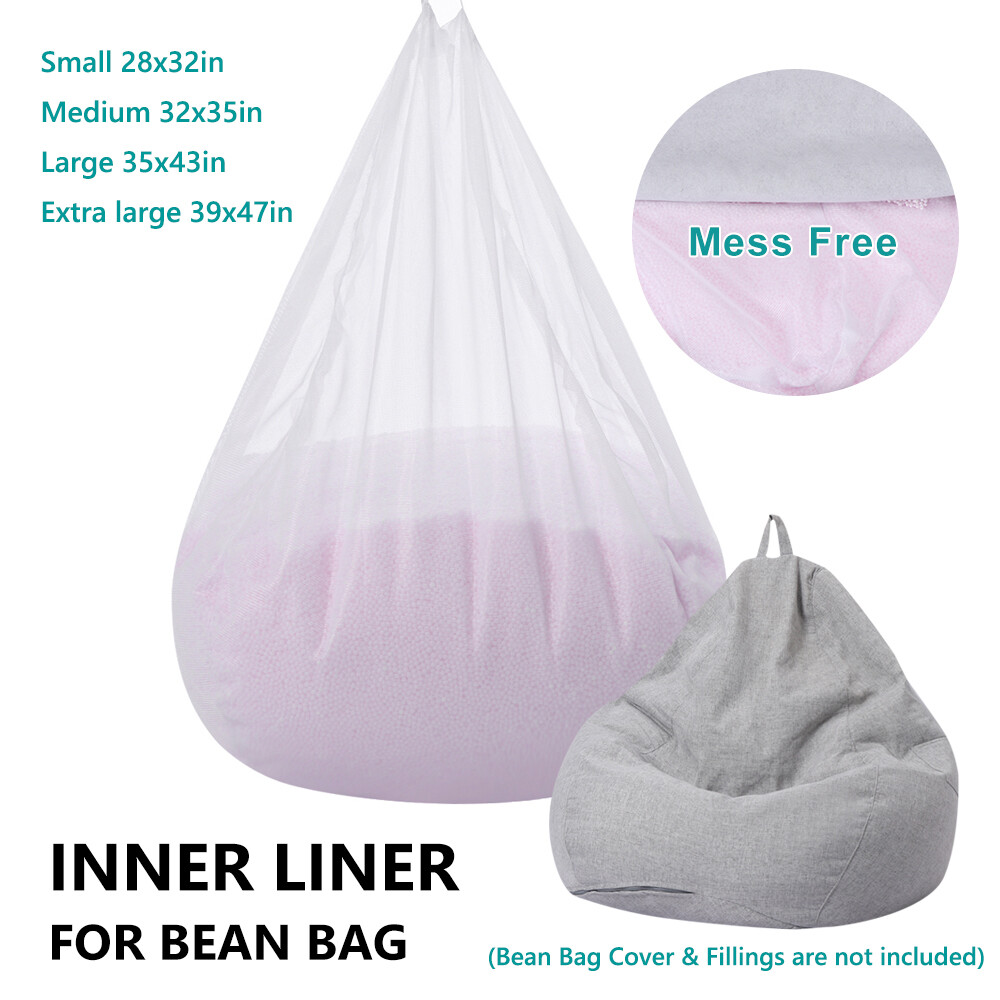 Lazy Sofa Inner Liner Bean Bag Insert Replacement Cover Bean Bag Inner Liner