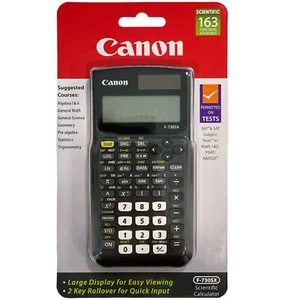 CANON Scientific/Engineering Calculatrice solaire 2-Line Affichage pour l'école / entreprise
