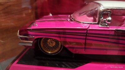 NIB 2024 JADA PINK SLIPS 1960 CHEVROLET IMPALA 1:24 DIE-CAST