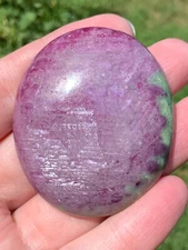 Huge Ruby Zoisite Cabochon