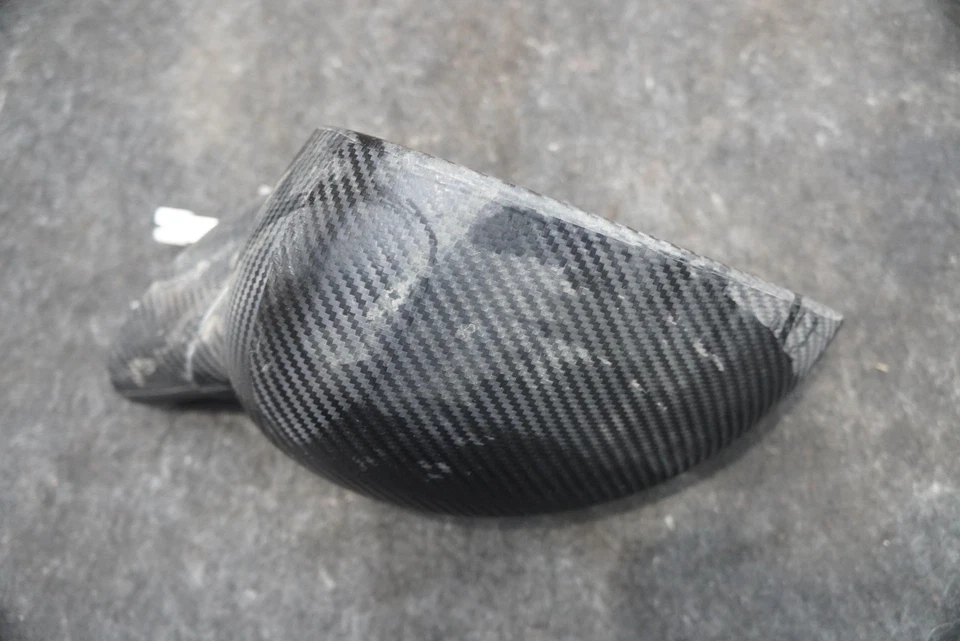 Conjunto de espejo retrovisor puerta conductor izquierdo envoltura fibra de carbono Dodge Viper 2003-10 Foto 2 de 4