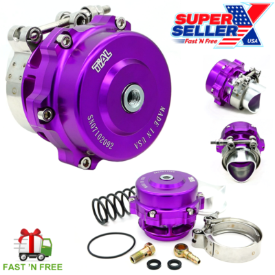 #ad BV50 Style Blow off Valve BOV 50mm V Band PURPLE Fits Tial Springs FAST SHIP $79.98