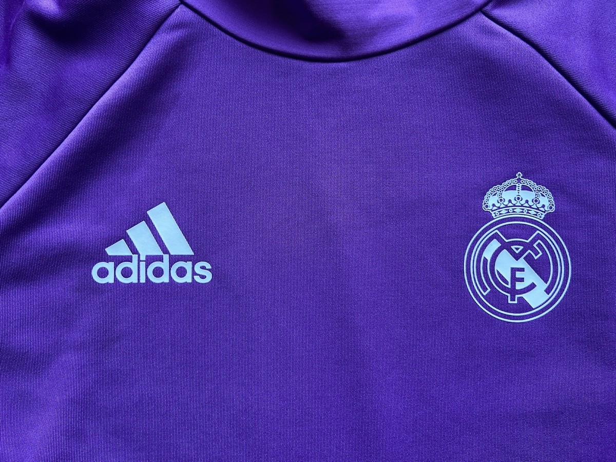 REAL MADRID 2016 2017 PRE MATCH TRAINING SWEATSHIRT ADIDAS AO3131