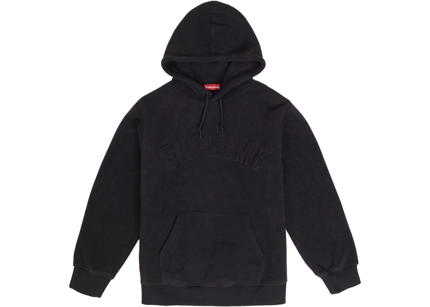 Sweat shirt à capuche homme Supreme Polartec taille Grand FW18 noir 2018 streetwear
