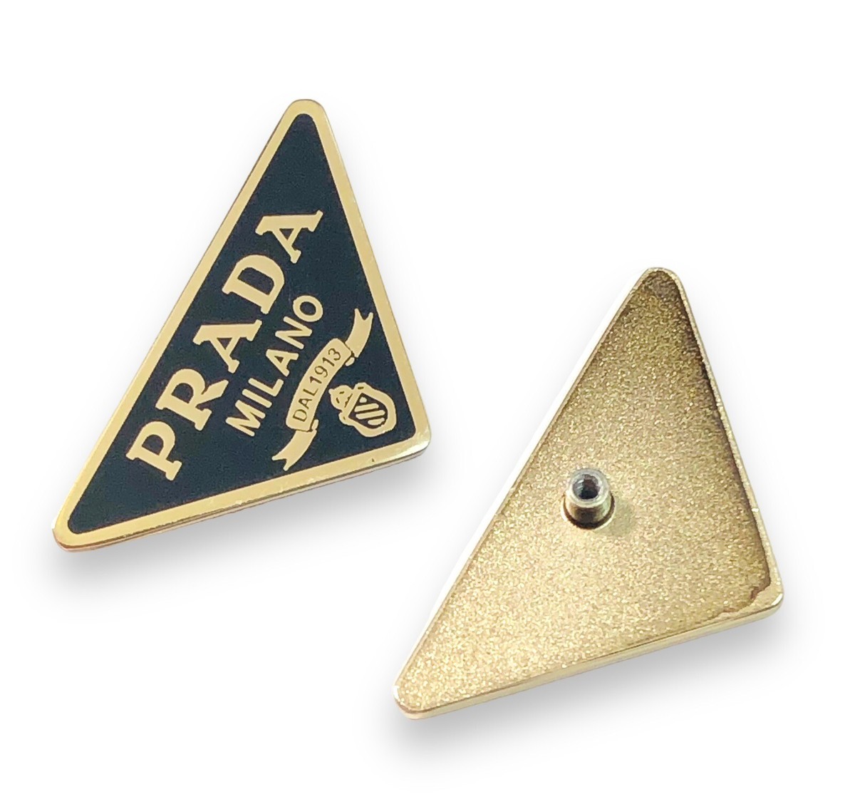 PRADA PR 20ZS Women Black/ Golden Replacement Icon Logo Genuine | eBay