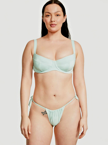 XL ❤️ VICTORIA'S SECRET ❤️ Swim Suit BRAZILIAN Rio BIKINI BOTTOMS HIGH ❤️ THONG - Picture 4 of 10