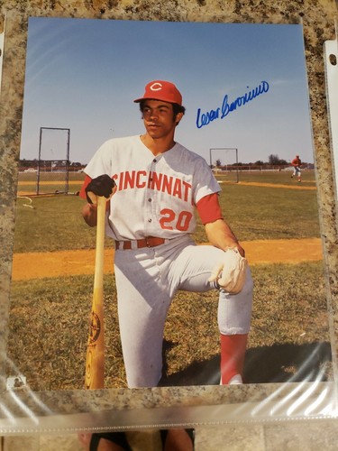 8 lot group Cincinnati Reds Autographed 8x10 Baseball photo SABO FOSTER MORRIS - Picture 7 of 9