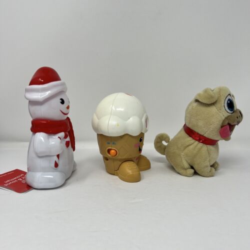 Toys Lot3 Disney Puppy Dog Pals Rolly Fisher Price Scoop Snowman Talking Singing - Picture 20 of 24