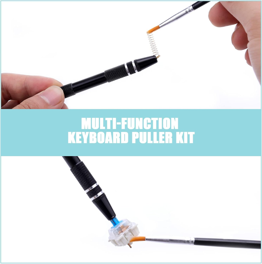Mechanical Keyboard Switch & Keycap Puller Tool Kit for Easy Cleaning