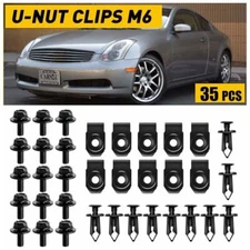 35pcs Engine Under Cover Splash Shield Body Bolts For Infiniti G35 G37 Ex35 Fx35