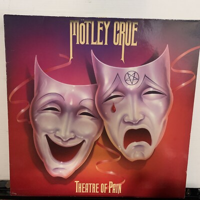 Mötley Crüe – Theatre Of Pain LP 1985 Elektra – 960 418-1 EX/EX UK
