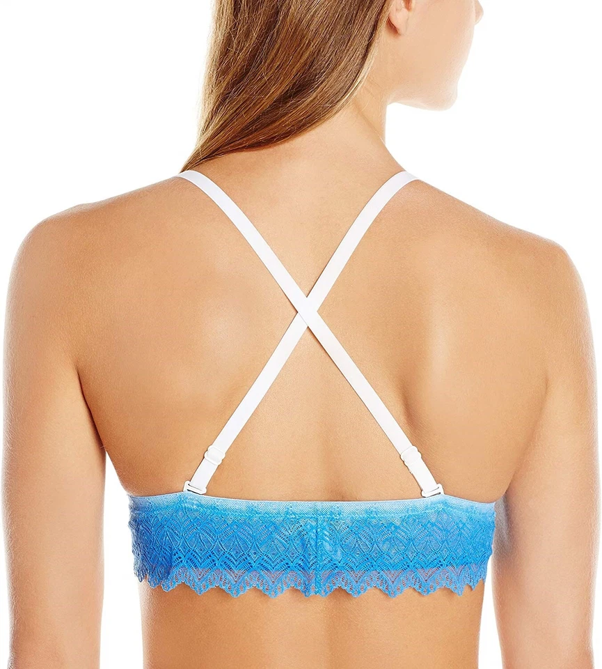 Cosabella 168493 Womens Papyrus Bralette Bra White/Atlantic Blue Size Medium - Image 2 of 3
