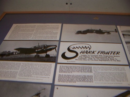 VINTAGE..MESSERSCHMITT ME 110..HISTORY/PROFILES/DETAILS..RARE! (115H) - Picture 2 of 7