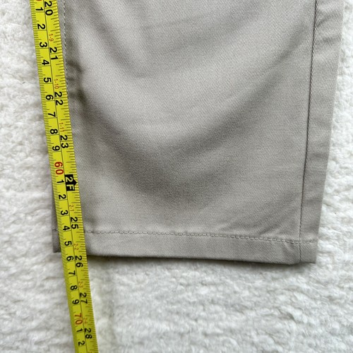 Nautica Boys Flat Front Stretch Twill Chino Khaki Pant Khaki Size 12 Regular - Picture 7 of 13