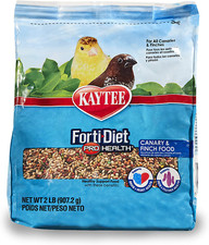 Kaytee Forti-Diet Pro Health Canary Finch Food, Enhances Skin and Feather, 2lb
