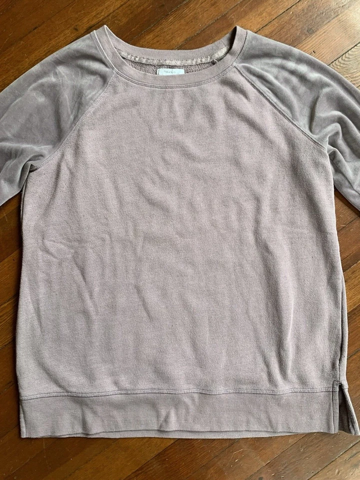 Sudadera Pullover Manga Terciopelo Maurices L Púrpura Malva Acogedora Hada Multimedia Foto 4 de 4