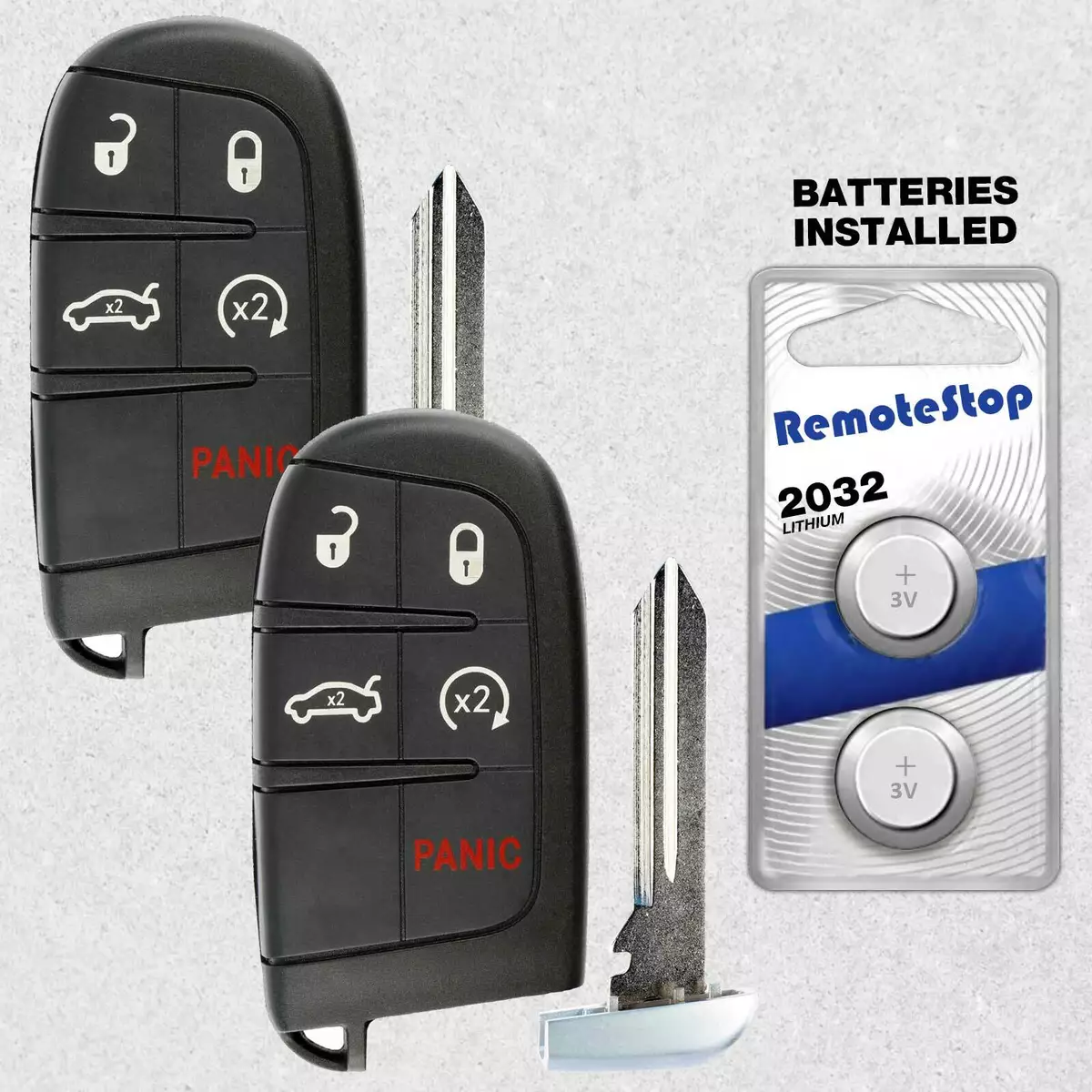 Dodge charger remote battery deals