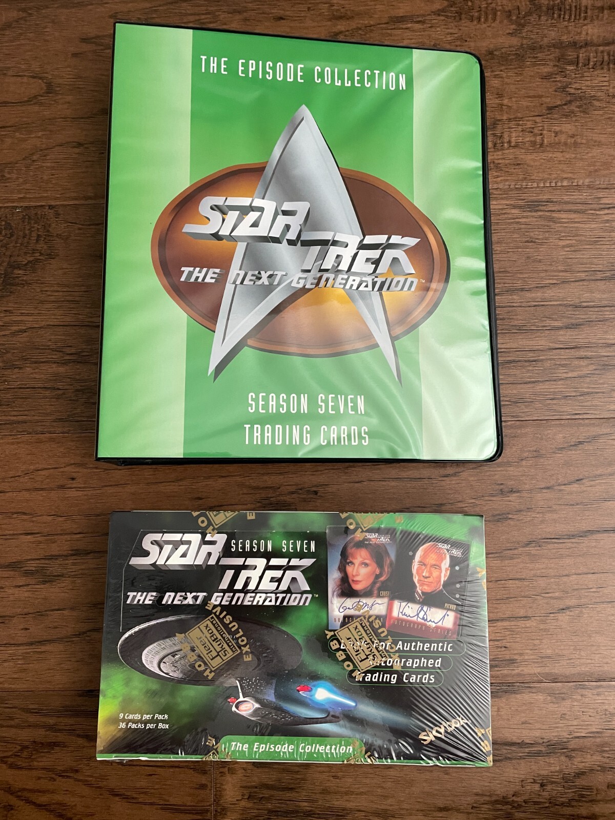 1999 SKYBOX STAR TREK THE NEXT GENERATION SEASON 7 FACTORY SEALED BOX & BINDER - Picture 9 of 10