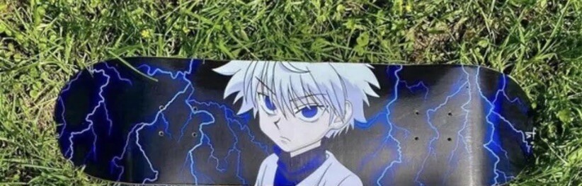 Anime Skateboard Deck Killua 8.25 Perfect Gift-image