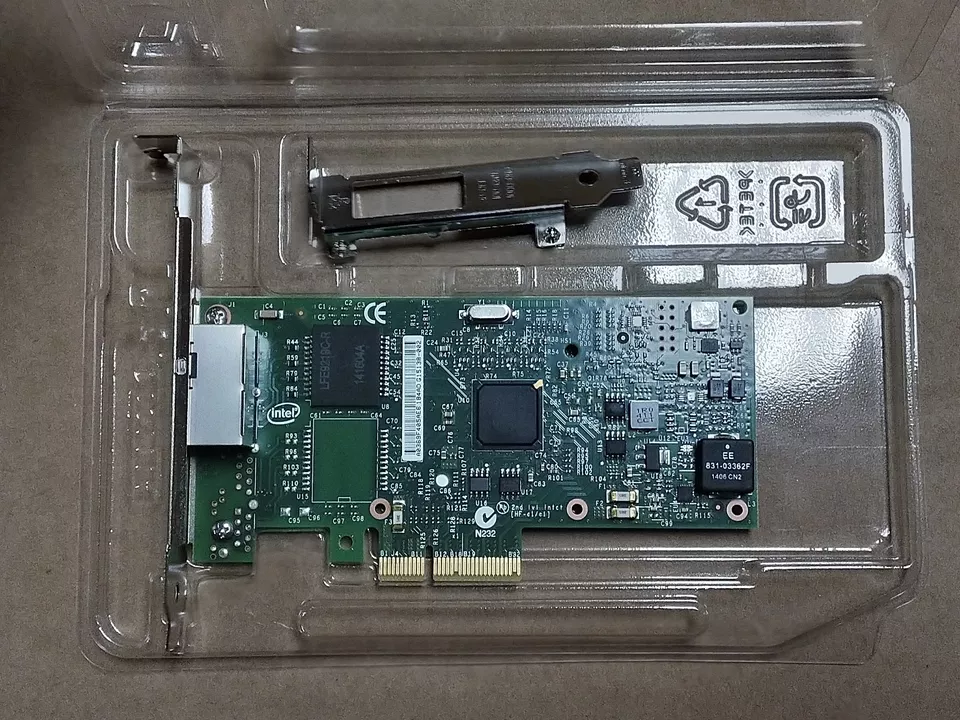 Original Intel I350-T2 1GbE Dual Port ETHERNET NIC ADAPTER I350T2BLK I350T2G2P20 - Image 2 of 2