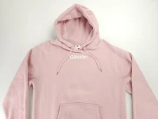 Glossier Skin Makeup Pink Pullover Sweatshirt Relax Casual Hoodie Womens Medium