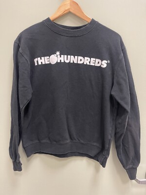 The Hundreds Crewneck Sweatshirt Mens Size Small Black Streetwear