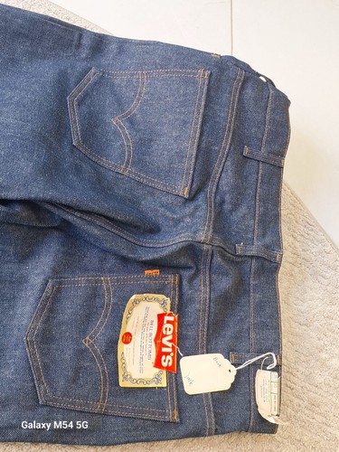 Vintage Neu 70er LEVIS Bell Bottom Jeans 36/30 Field Tag Orange 646-0217 - Bild 4 von 16