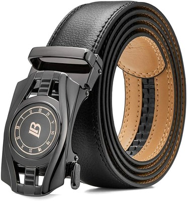 BOSTANTEN Mens Belt Leather Ratchet Dress Belt with Automatic Sliding Buckle