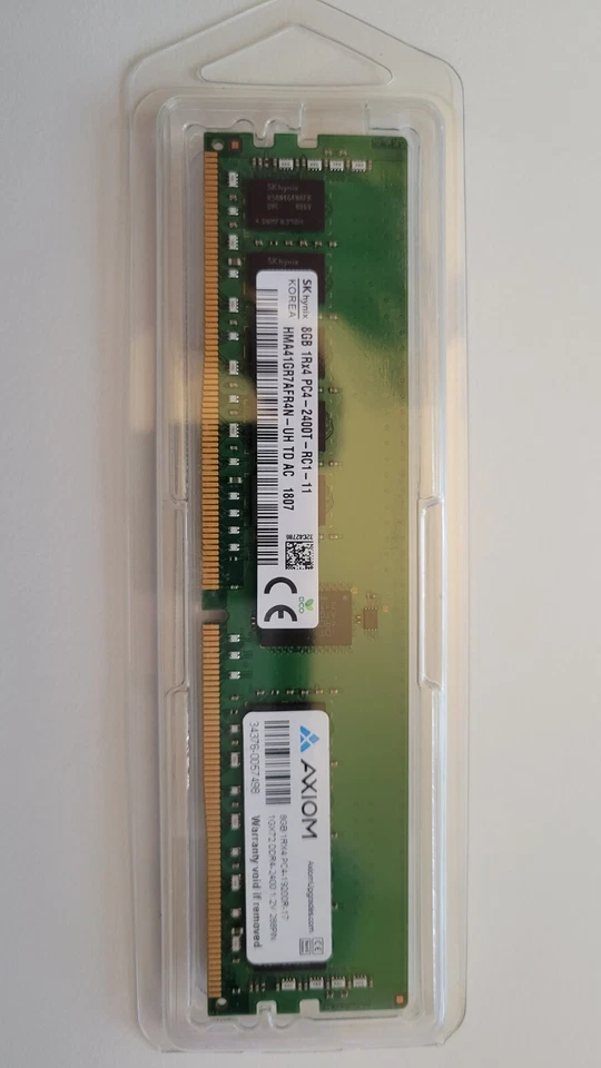 16 GB (2 x 8 GB) 288 pines DDR4 ECC RDIMM RAM memoria para HP (Axiom T9V39AT-AX) Foto 2 de 2