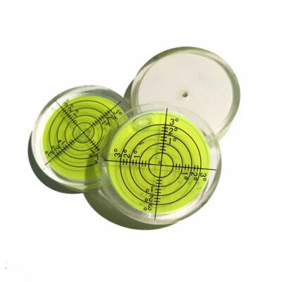 QASE Spirit Level 40mm x 10mm Bubble Green Leveller Mini Round Circular Bullseye UK