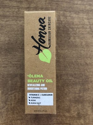 Honua Hawaiian Skincare Olena Beauty Oil 1 oz 30ml Full Size ~ NIB!!  