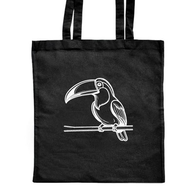 Shopper-Tasche 'Toucan on a Branch' klassisch schwarz (ZB00030760)