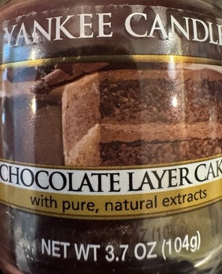 RARE CHOCOLATE LAYER CAKE YANKEE CANDLE!  ONLY 2 OTHER 3.7 OZ. ON EBAY!