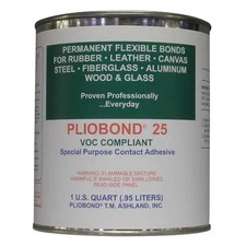 Pliobond Pc-325-Lv Contact Cement, 25 Series, Tan, 1 Qt, Can