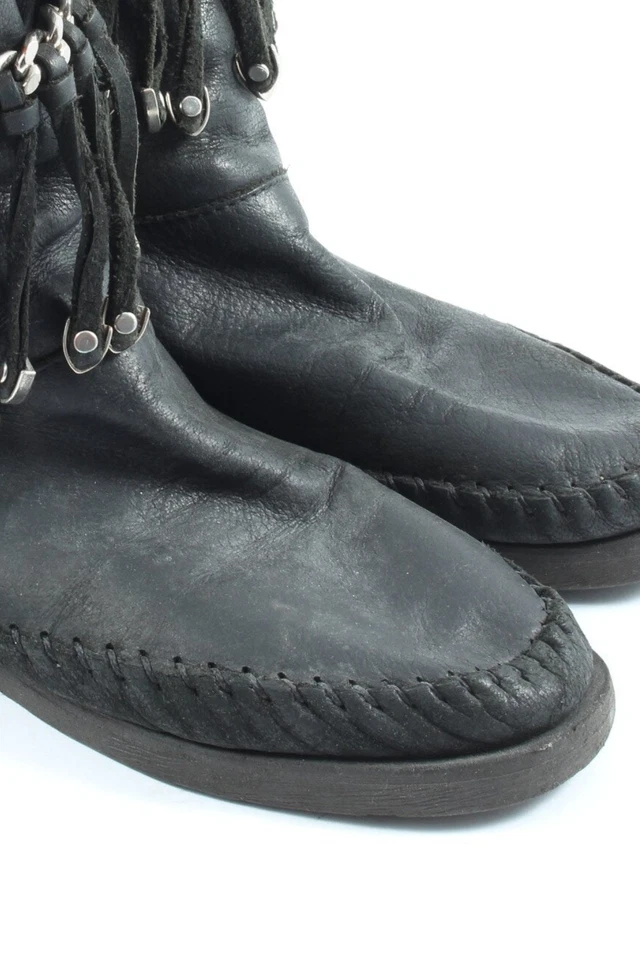 KARMA OF CHARME Bottines à enfiler Dames Bottines T EU 36 noir style décontracté - Photo 3/4