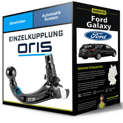 Abnehmbare Anhängerkupplung für FORD Galaxy 01.2015-04.2023 III Typ CK Oris NEU