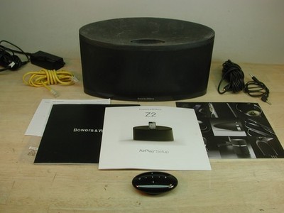 Bowers & Wilkins - Z2 MUSIC SYSTEM AMPLIFIED STEREO SPEAKER - w/remote, AC adapt