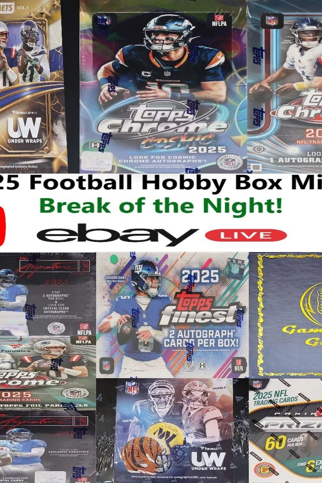 🔥🎆AMERICA 250🎆🔥Break #503 COSMIC FINEST PRIZM 2025 Hobby Box Mixer x10