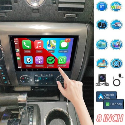 8'' CarPlay For 2007-2013 Chevrolet Silverado Android 15 Radio Stereo WiFi