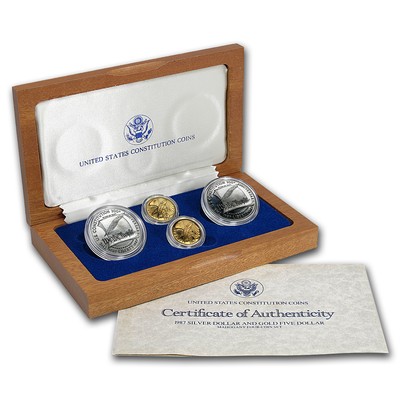 United states constitution coins アーロンさん用 U.S. Constitution Precious Metal Coin Set | Gold-Layered