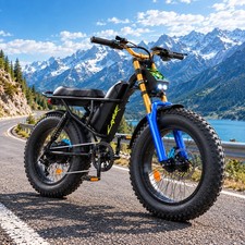 20 Fat Tires Adult Electric Bike 1500w 28mph 48v 20.8ah Mountain Ebike Off-road