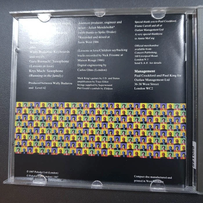 LEVEL 42 running in the family POLYGRAM WGER VG/EX (CD Album, Pop, Polydor) - Bild 2 von 4