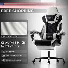 Gaming Chair with Footrest,High Back Gaming Chairs Ergonomic Office Gamer Chair