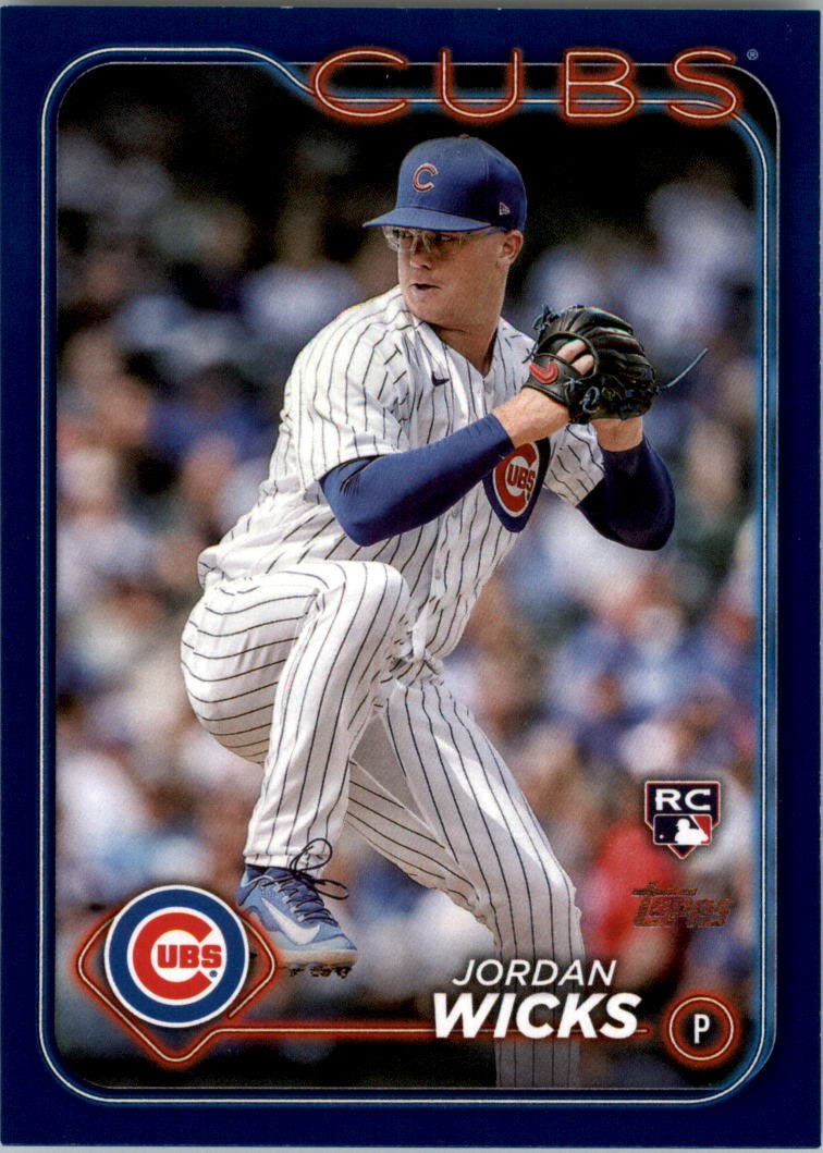 2024 Topps Royal Blue #613 Jordan Wicks - BB