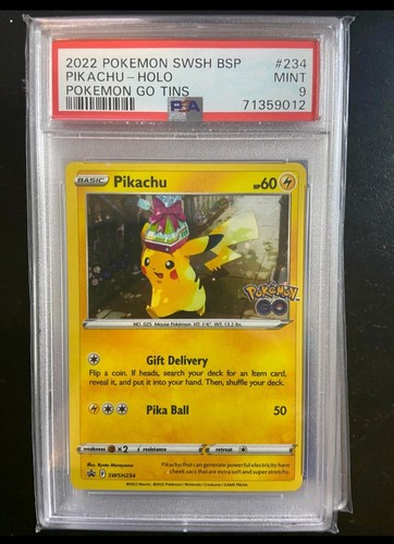 Pikachu graded PSA 9 for sale on eBay