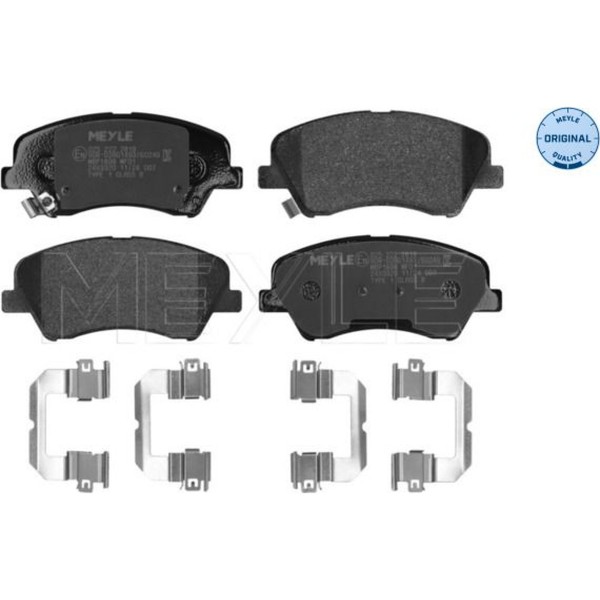Meyle 025 222 2818 Bremsbelagsatz FüR Kia Hyundai Rio Stonic I20 Bayon Yb Sc Fb-image